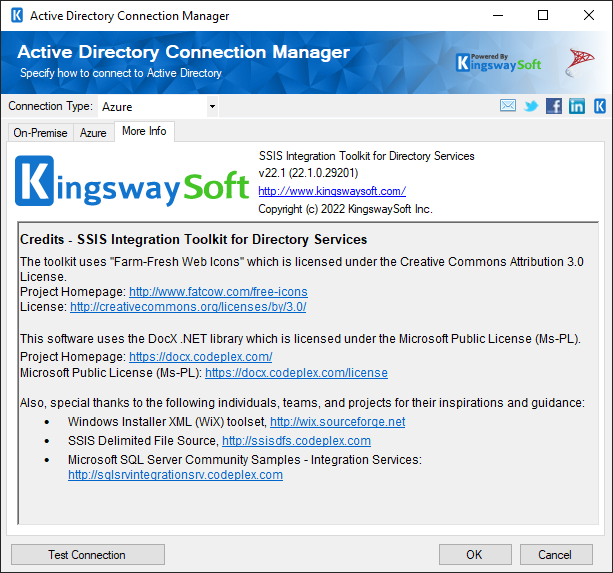 Active Directory Connection Manager